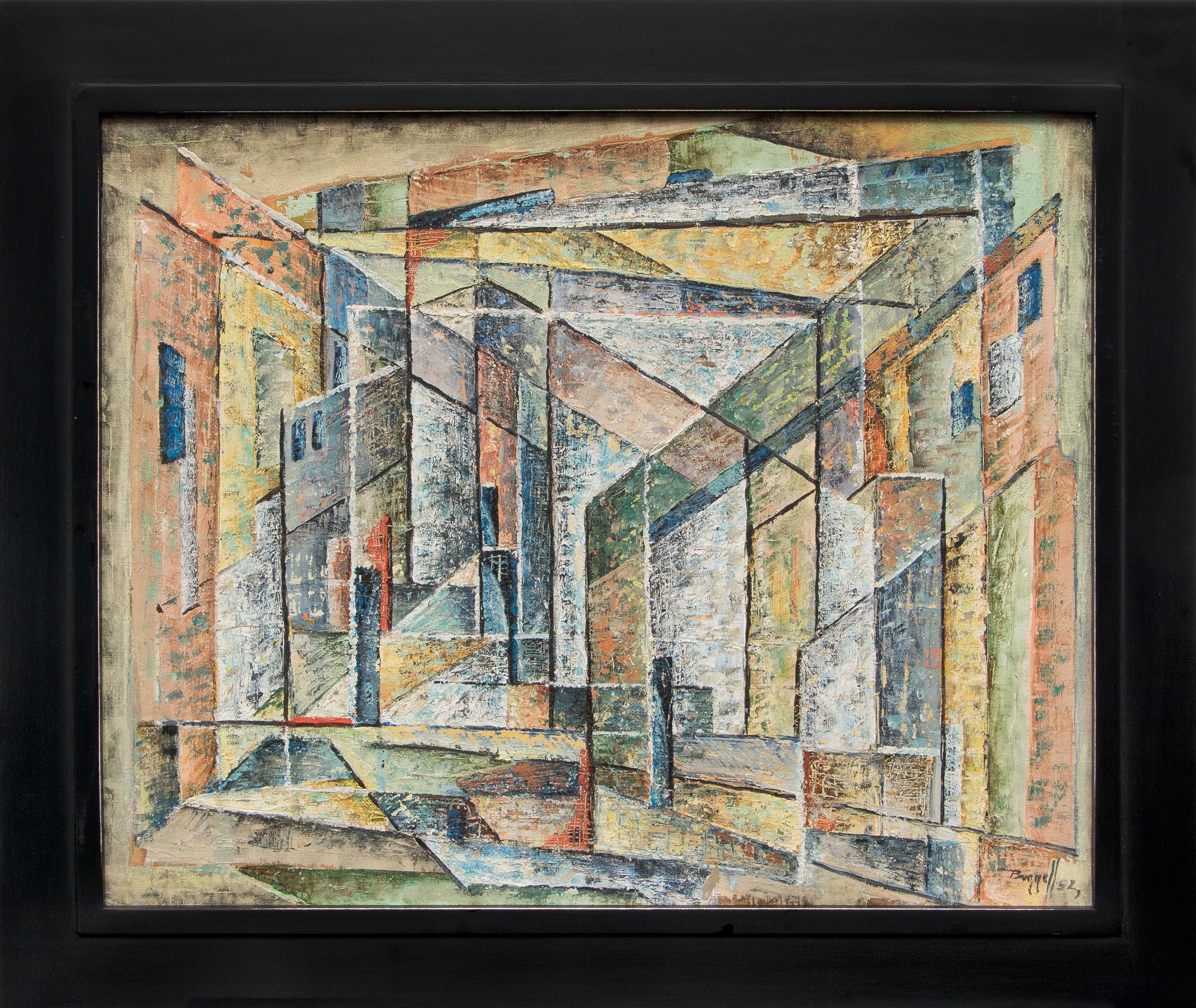 Charles Ragland Bunnell Abstract Painting - Untitled (Abstract)