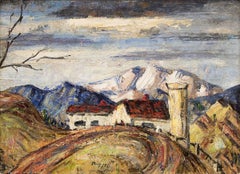 Untitled (Colorado Farm and Mountains)