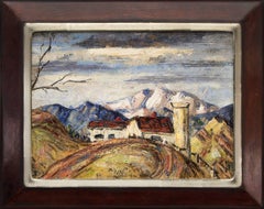 Vintage Untitled (Colorado Farm and Mountains)