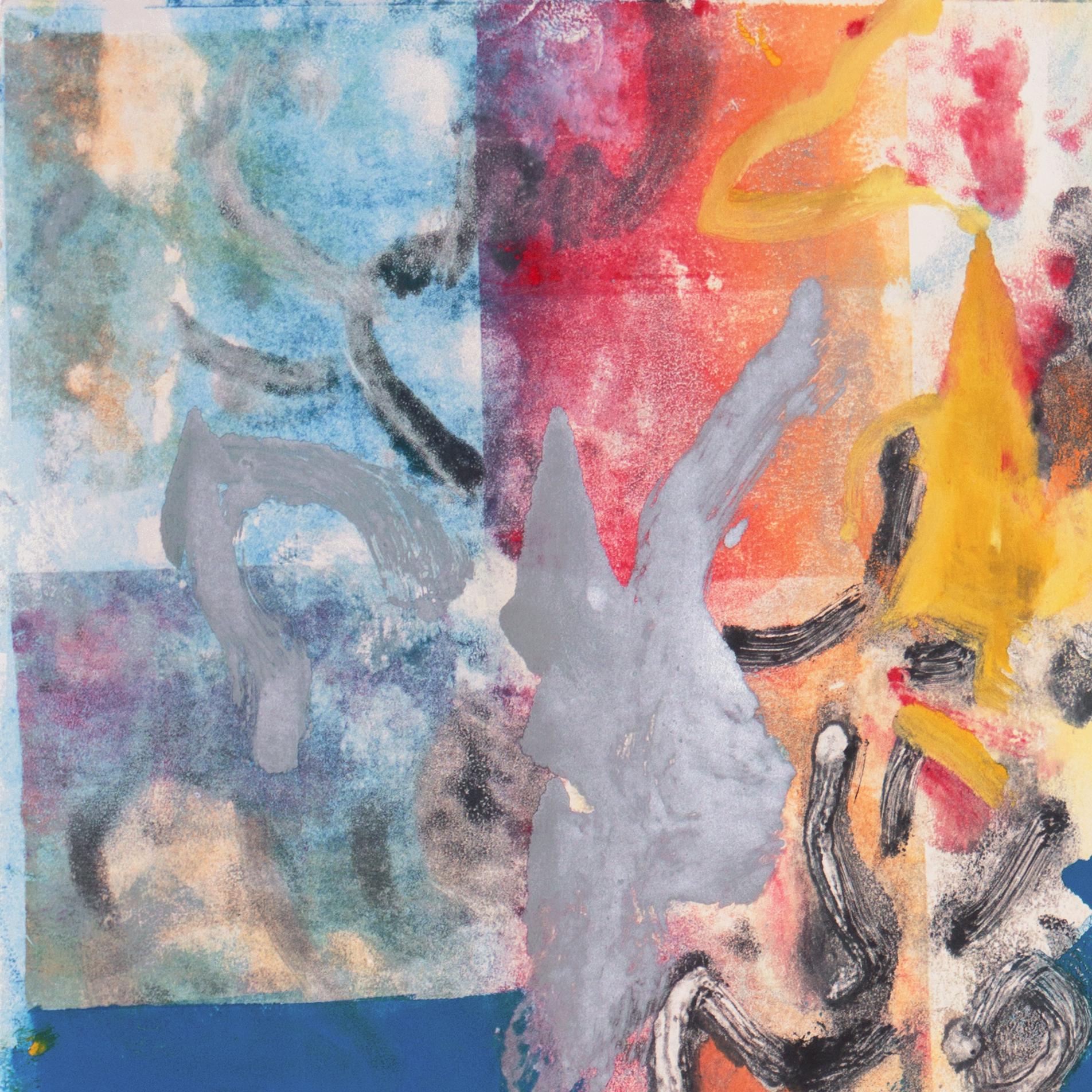 'Abstract, Silver and Blue', San Francisco Bay Area, Taos, NEA Fellowship, SFAI For Sale 1