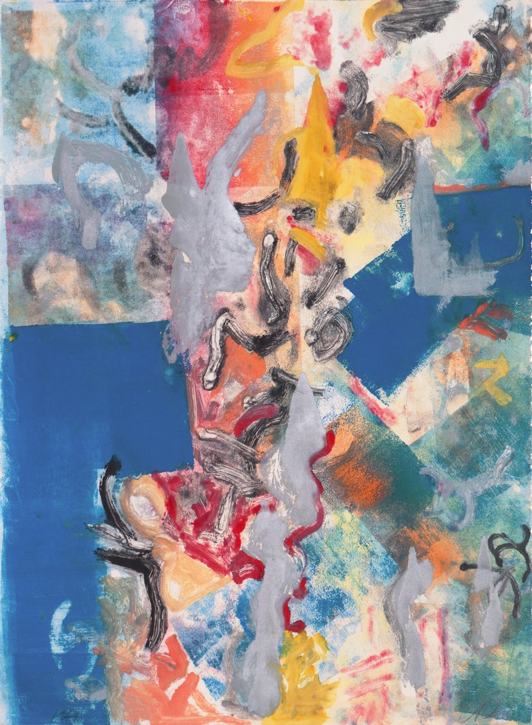 Charles Ralph Strong - &lsquo;Abstract, Silver and Blue&rsquo;, San Francisco 
