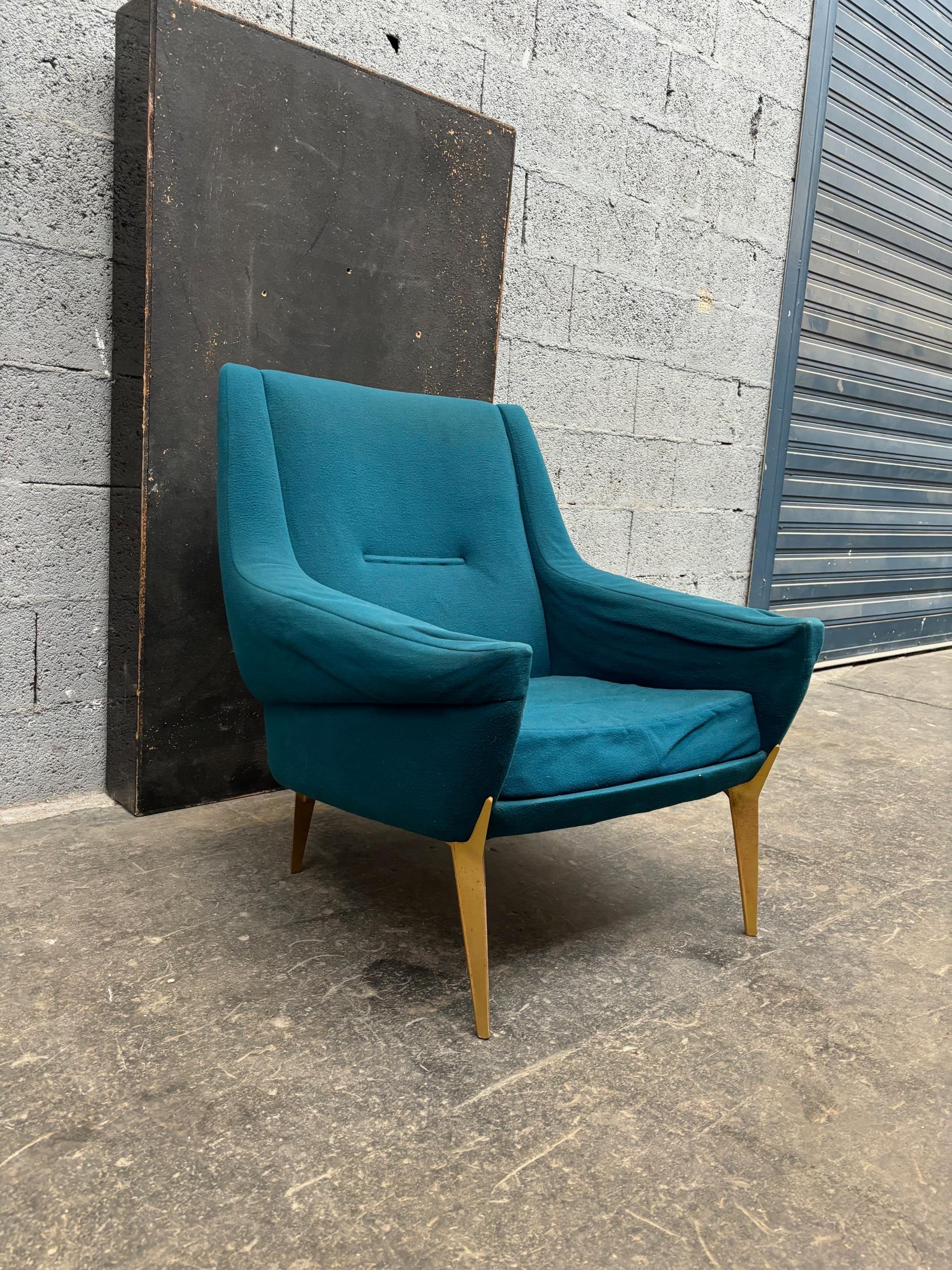 French Charles Ramos armchair, France, 1960's For Sale