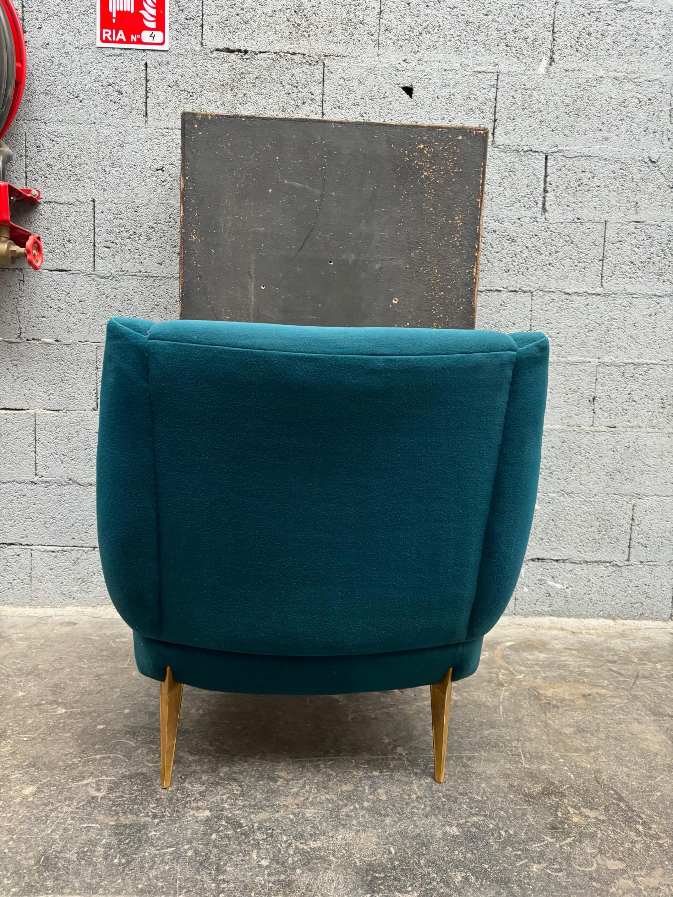 Mid-20th Century Charles Ramos armchair, France, 1960's For Sale