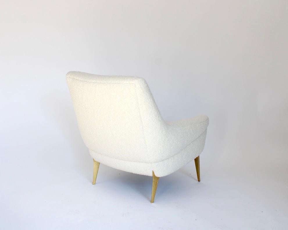 Mid-Century Modern Charles Ramos French Lounge Chair  For Sale