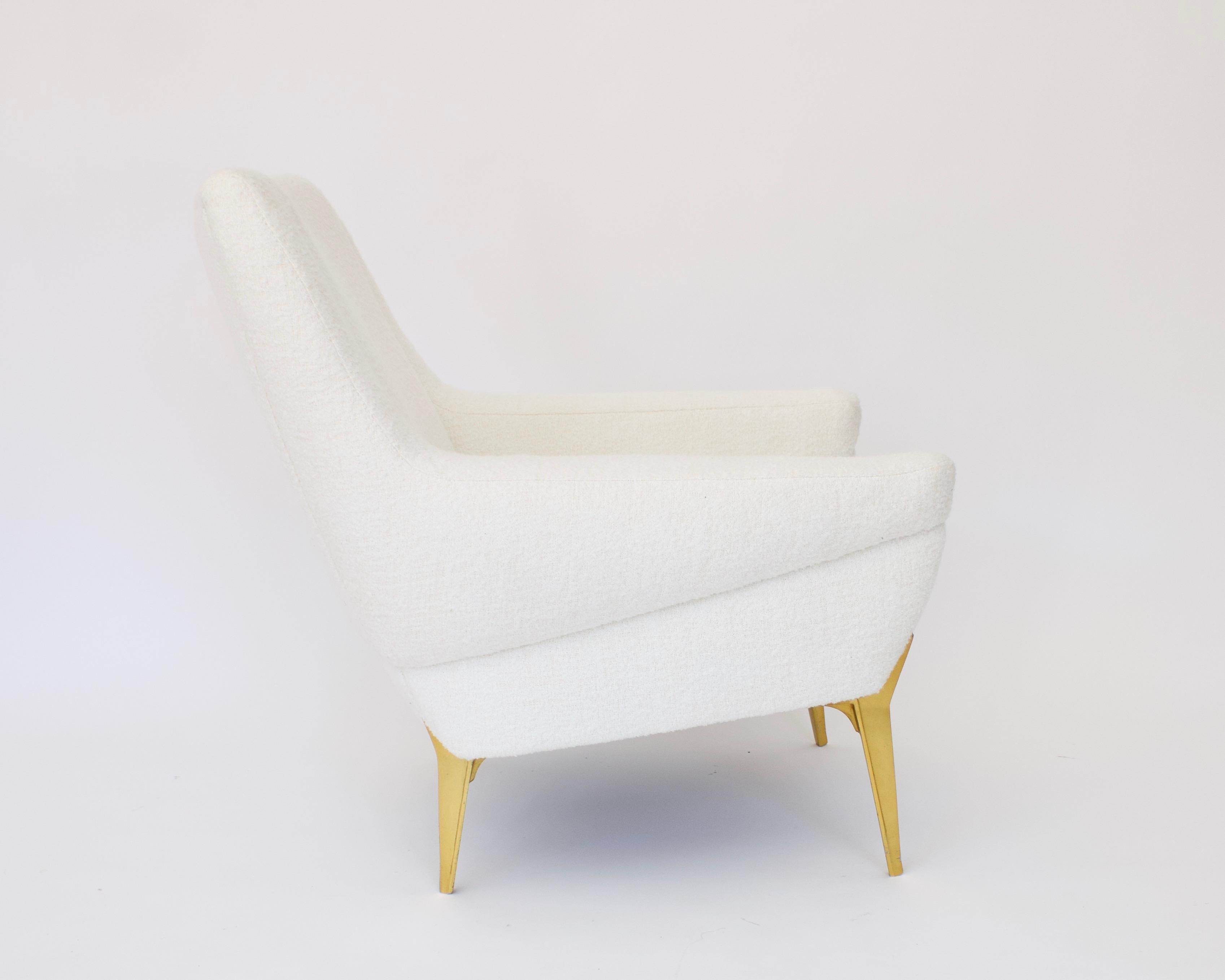 Mid-Century Modern Charles Ramos French Lounge Chairs