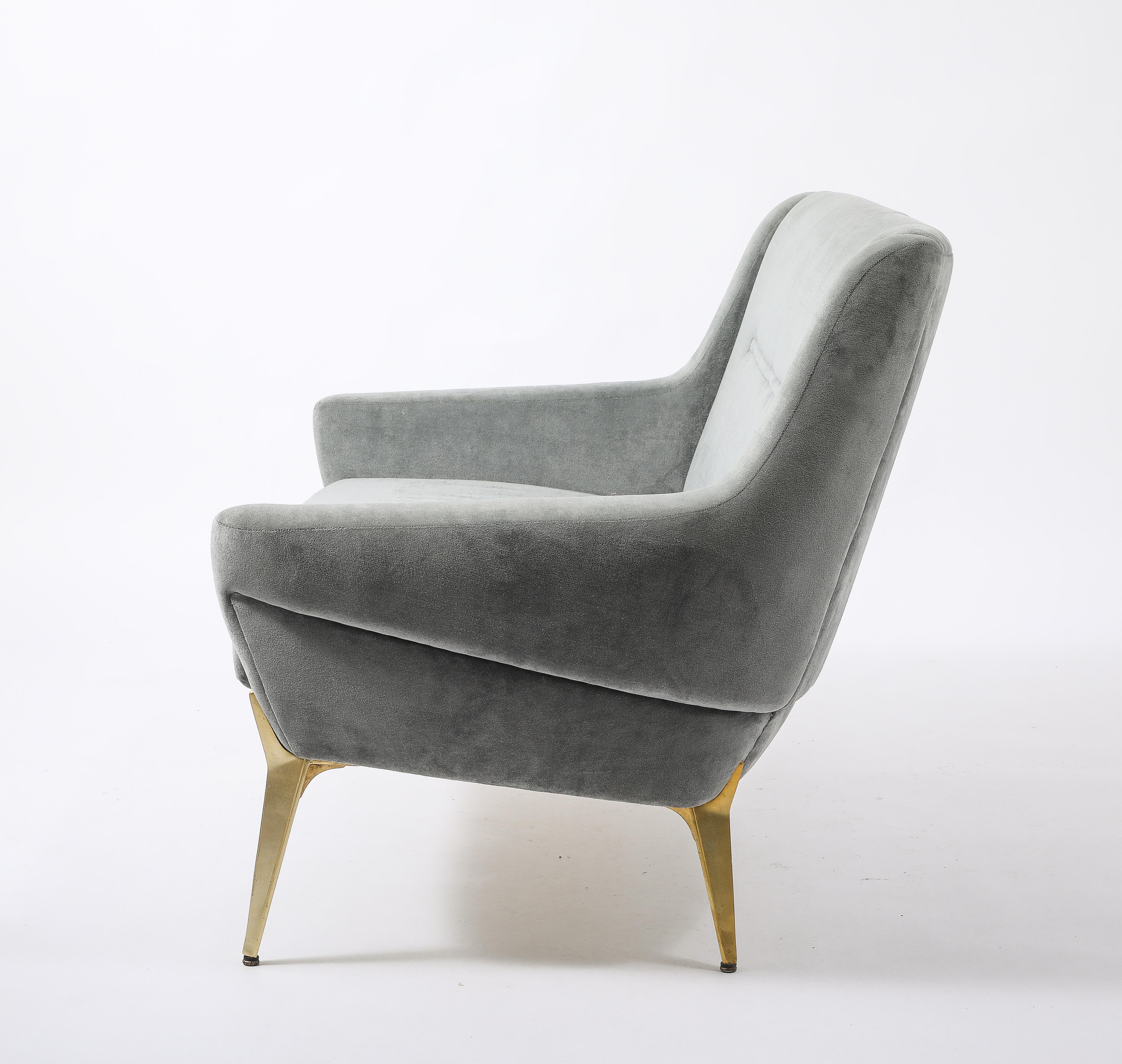 Loveseat Charles Ramos, Francia Años 50 Metal en venta