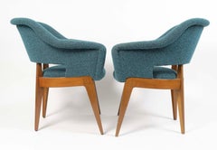 Charles Ramos Pair of Mid-Century Arm Chairs, 1950’s