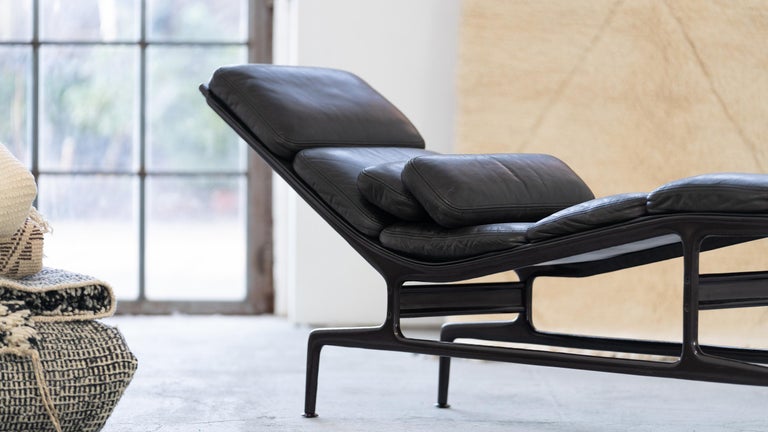 Charles and Ray Eames, 1968, Soft Pad Chaise ES 106 by Herman Miller Lounge  Chair at 1stDibs | eames daybed, charles es, eames chaise