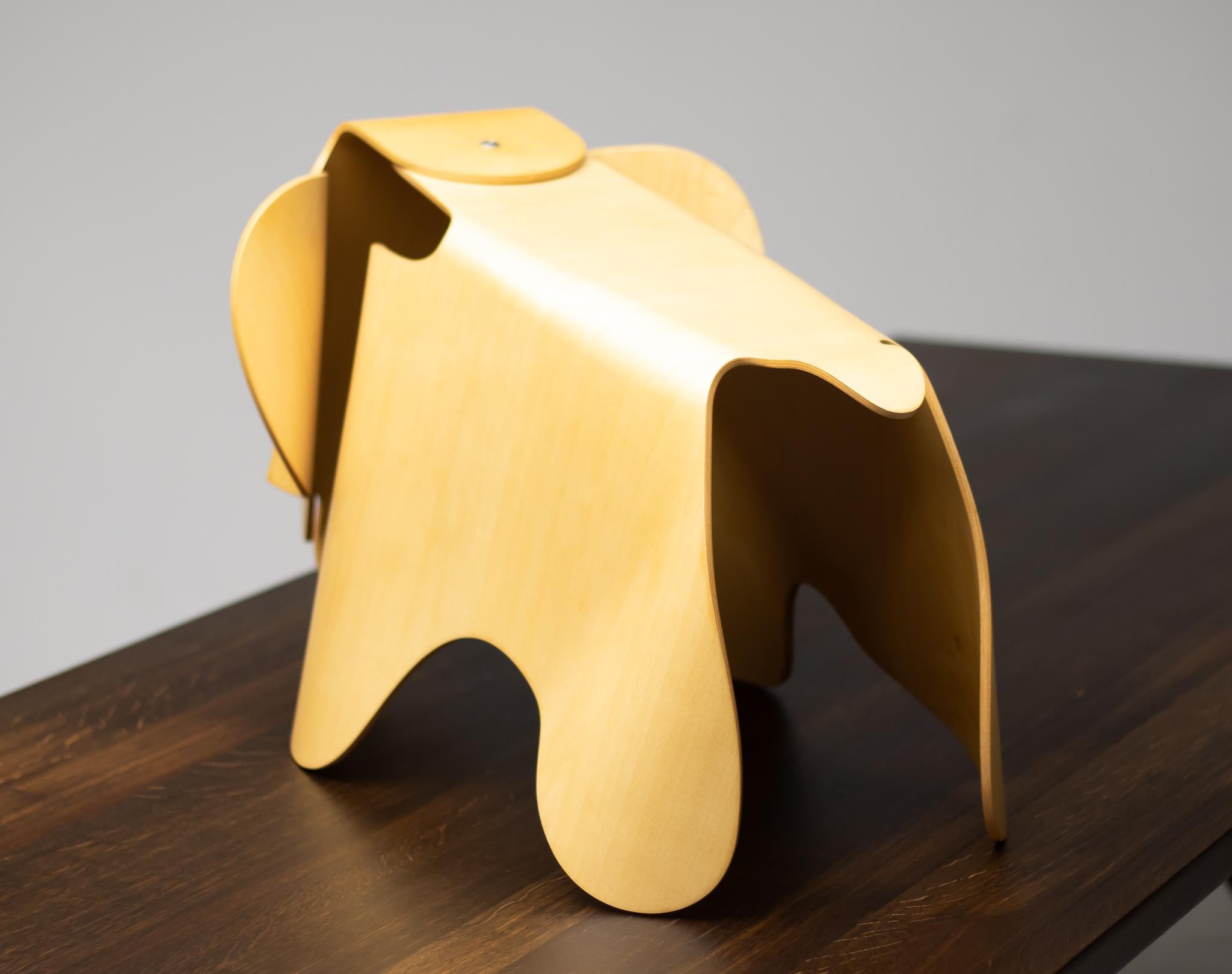 Mid-Century Modern Charles & Ray Eames Anniversary Limited Edition Plywood Elephant