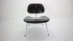 Charles & Ray Eames Black Original Plywood Group LCM Chair for Vitra, 1999