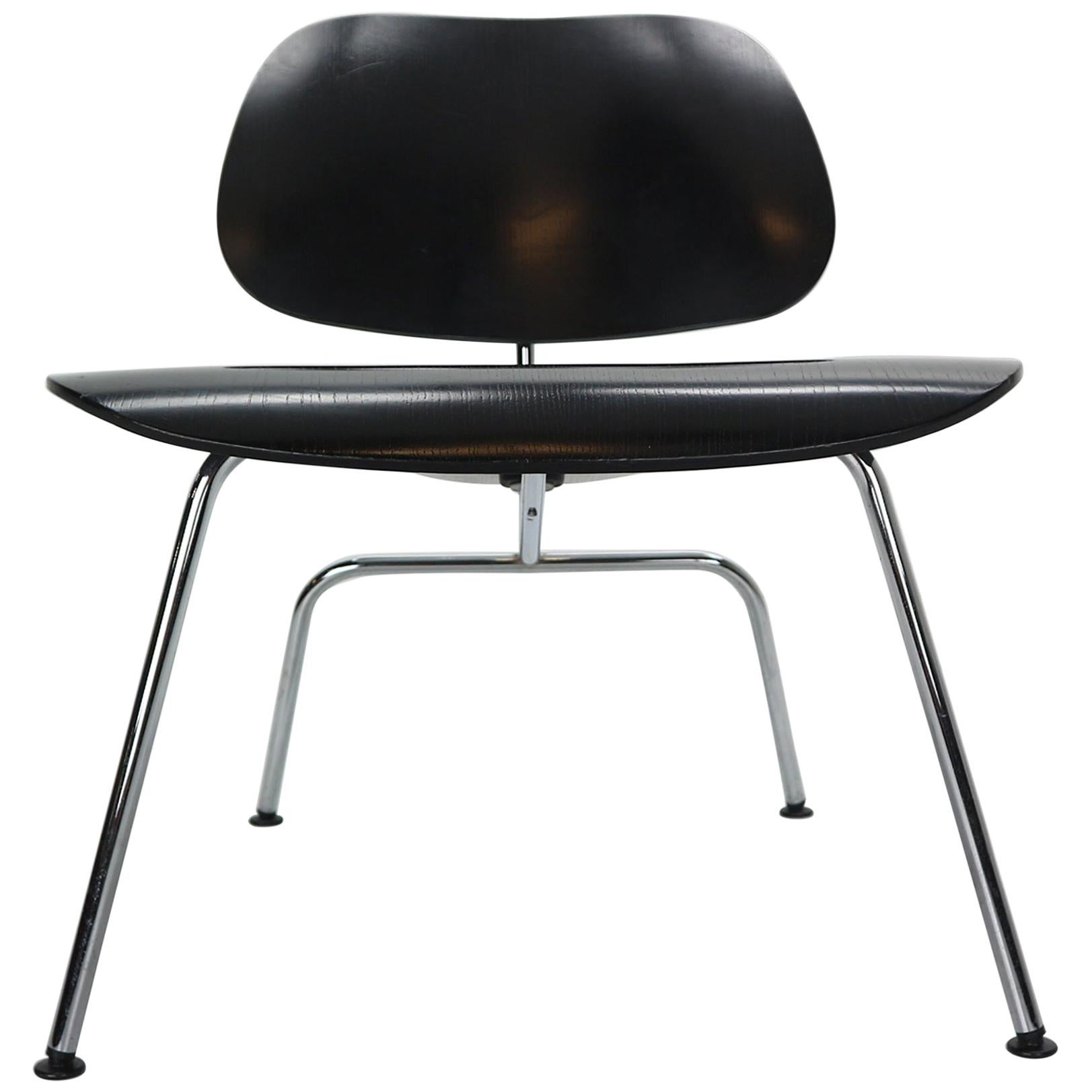 Charles & Ray Eames Black Original Plywood Group LCM Chair for Vitra, 1999