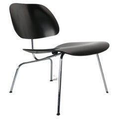 Charles & Ray Eames Sedia LCM in compensato nero originale per Vitra, 1999