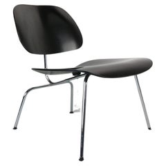 Used Charles & Ray Eames Black Original Plywood Group LCM Chair for Vitra, 1999