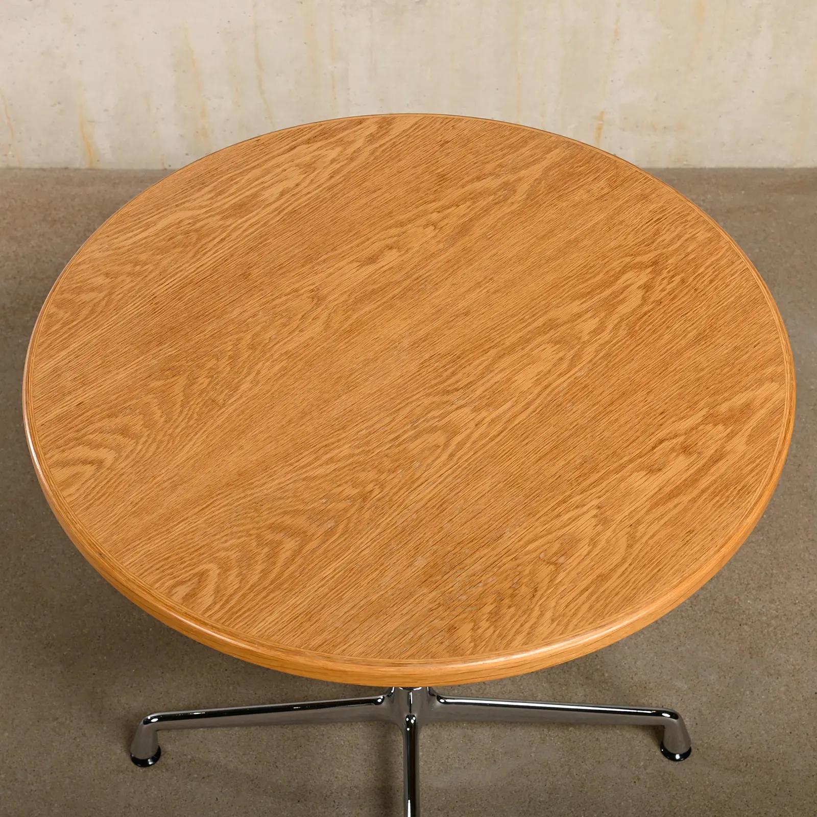 German Charles & Ray Eames Contract Table Oak veneer for Vitra