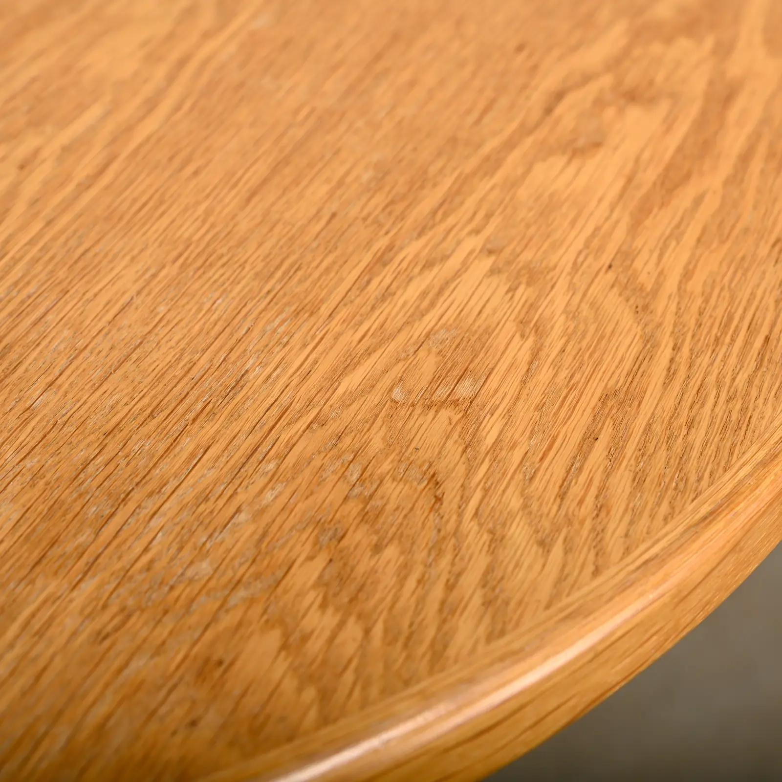 Aluminum Charles & Ray Eames Contract Table Oak veneer for Vitra
