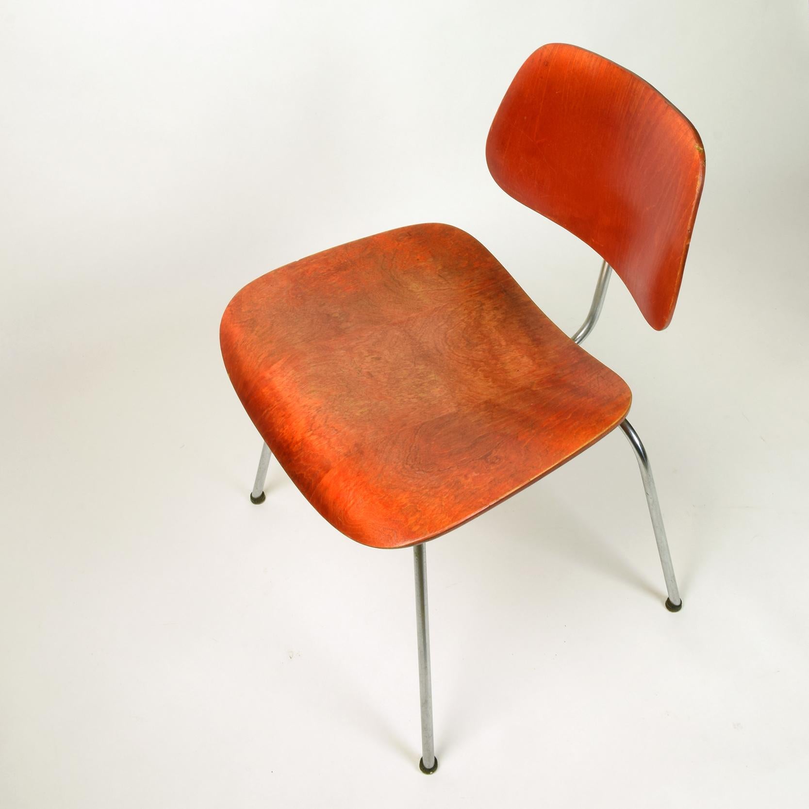 Charles & Ray Eames, 'DCM' Chair for Herman Miller, Stunning Early Version 7