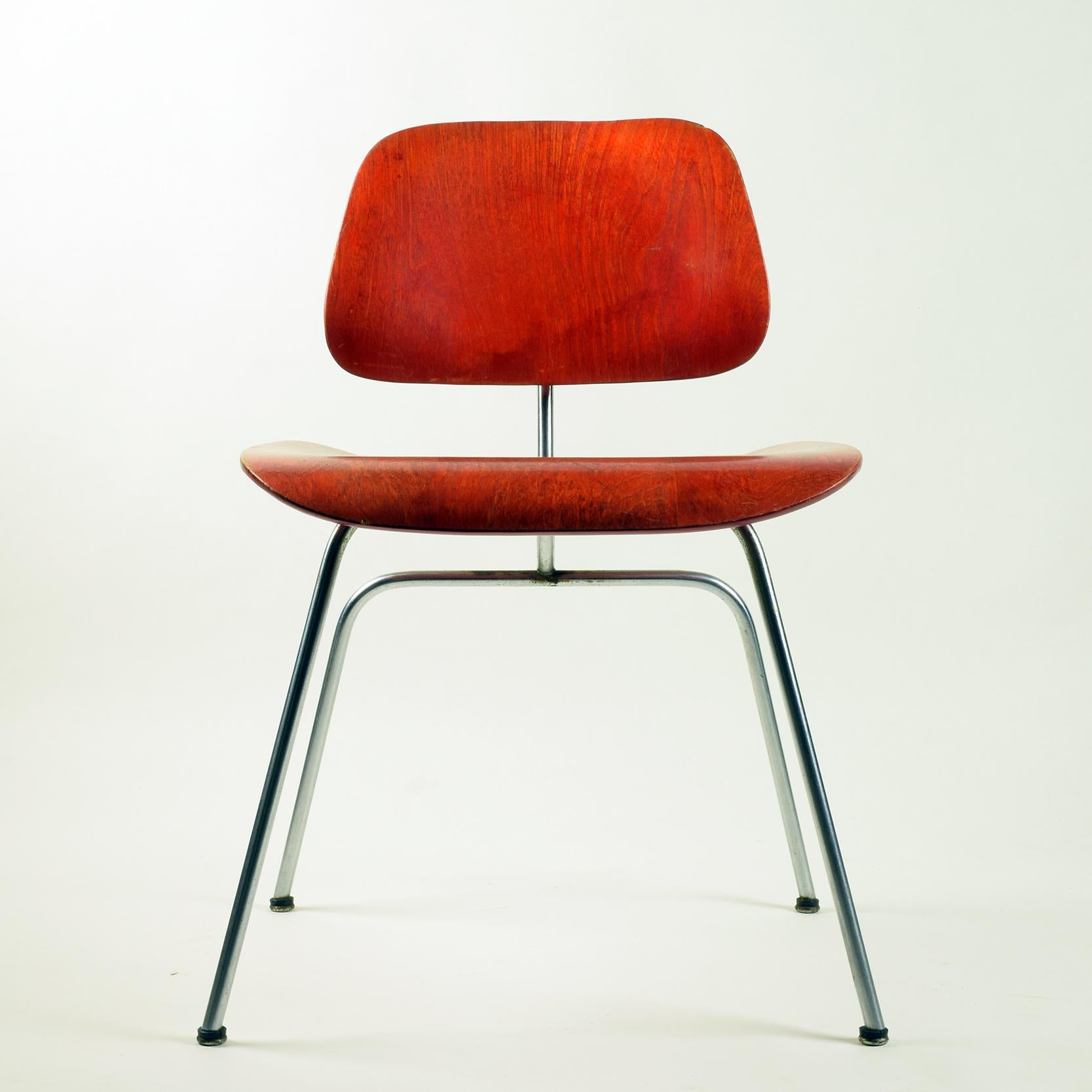 Mid-20th Century Charles & Ray Eames, 'DCM' Chair for Herman Miller, Stunning Early Version