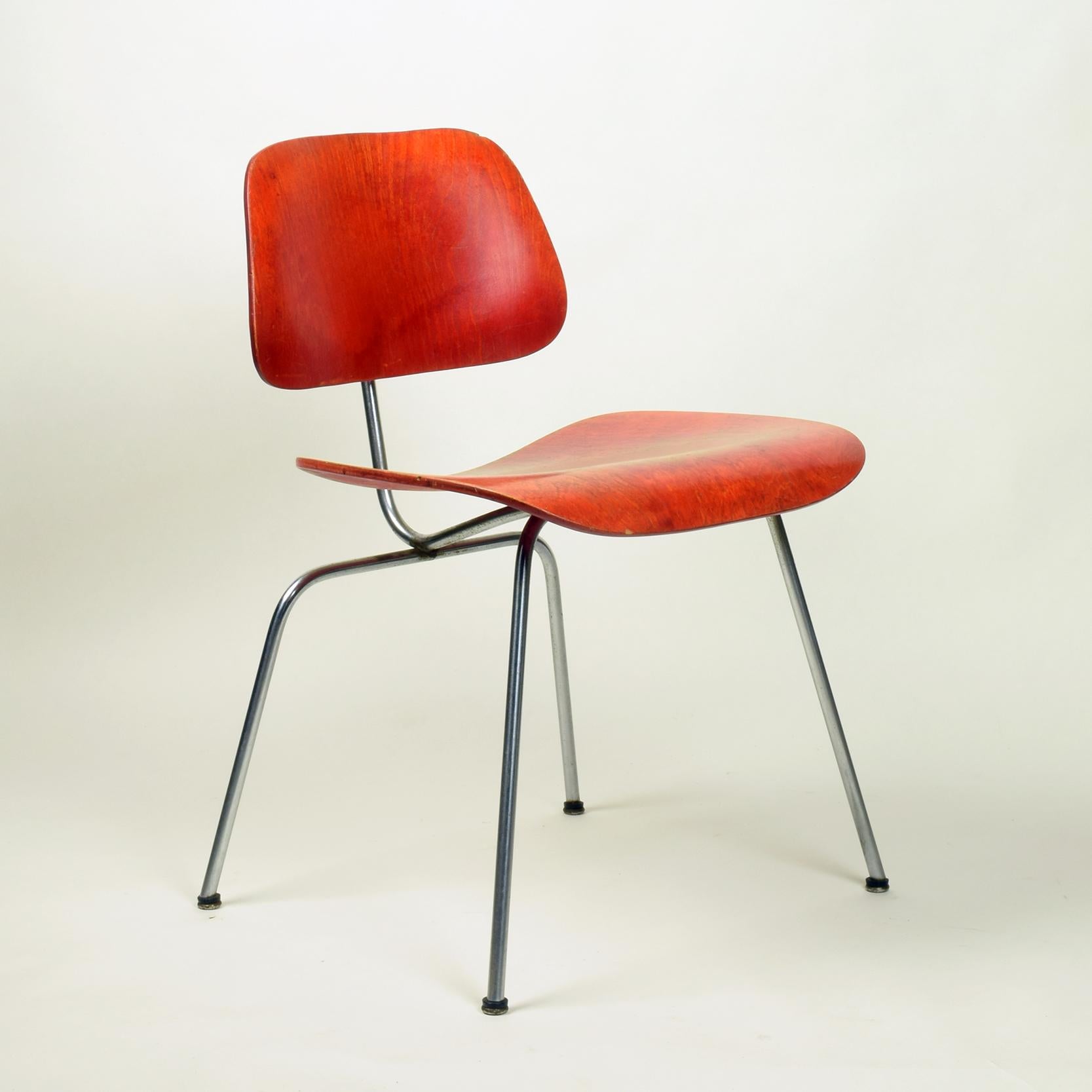 Charles & Ray Eames, 'DCM' Chair for Herman Miller, Stunning Early Version 2