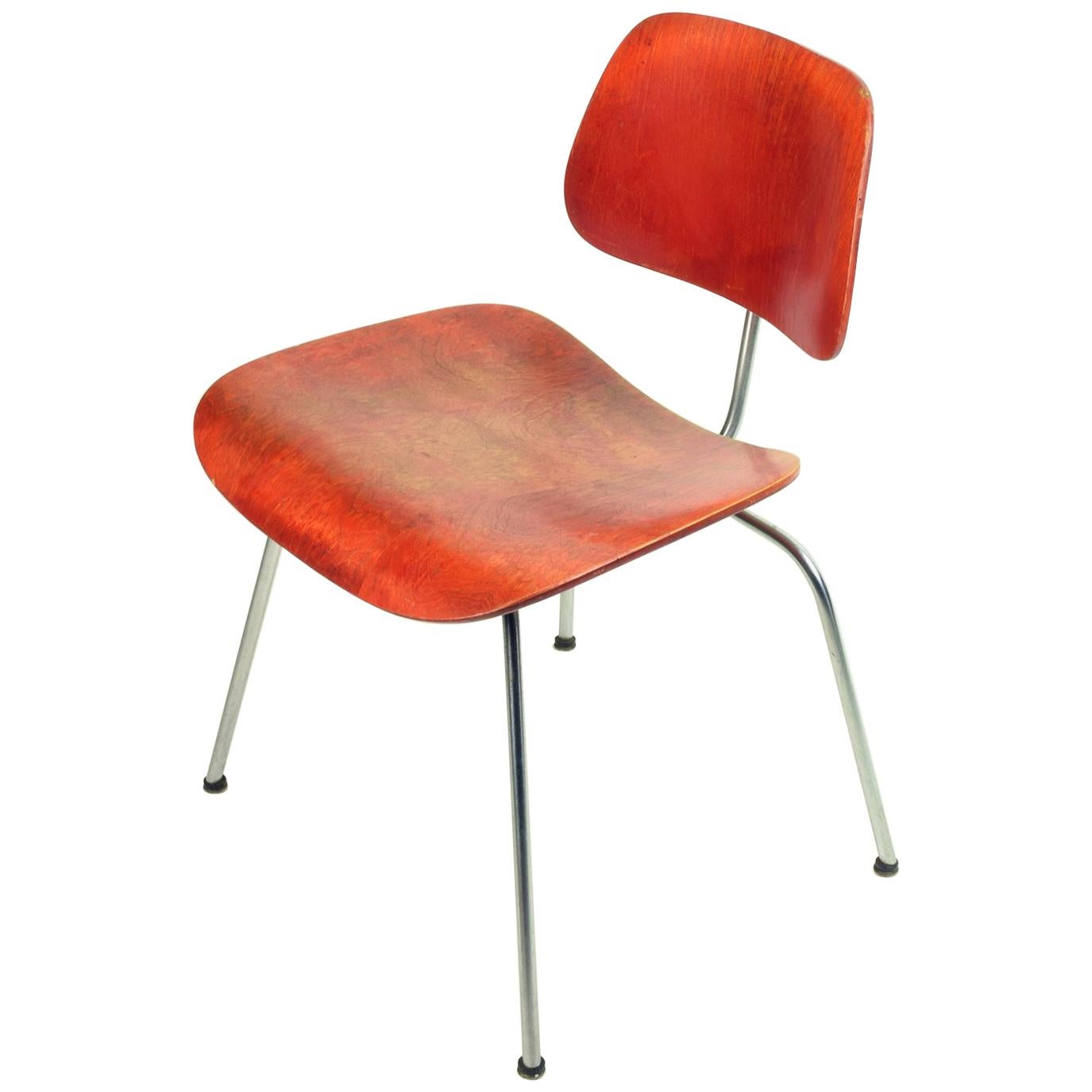 Charles & Ray Eames, 'DCM' Chair for Herman Miller, Stunning Early Version