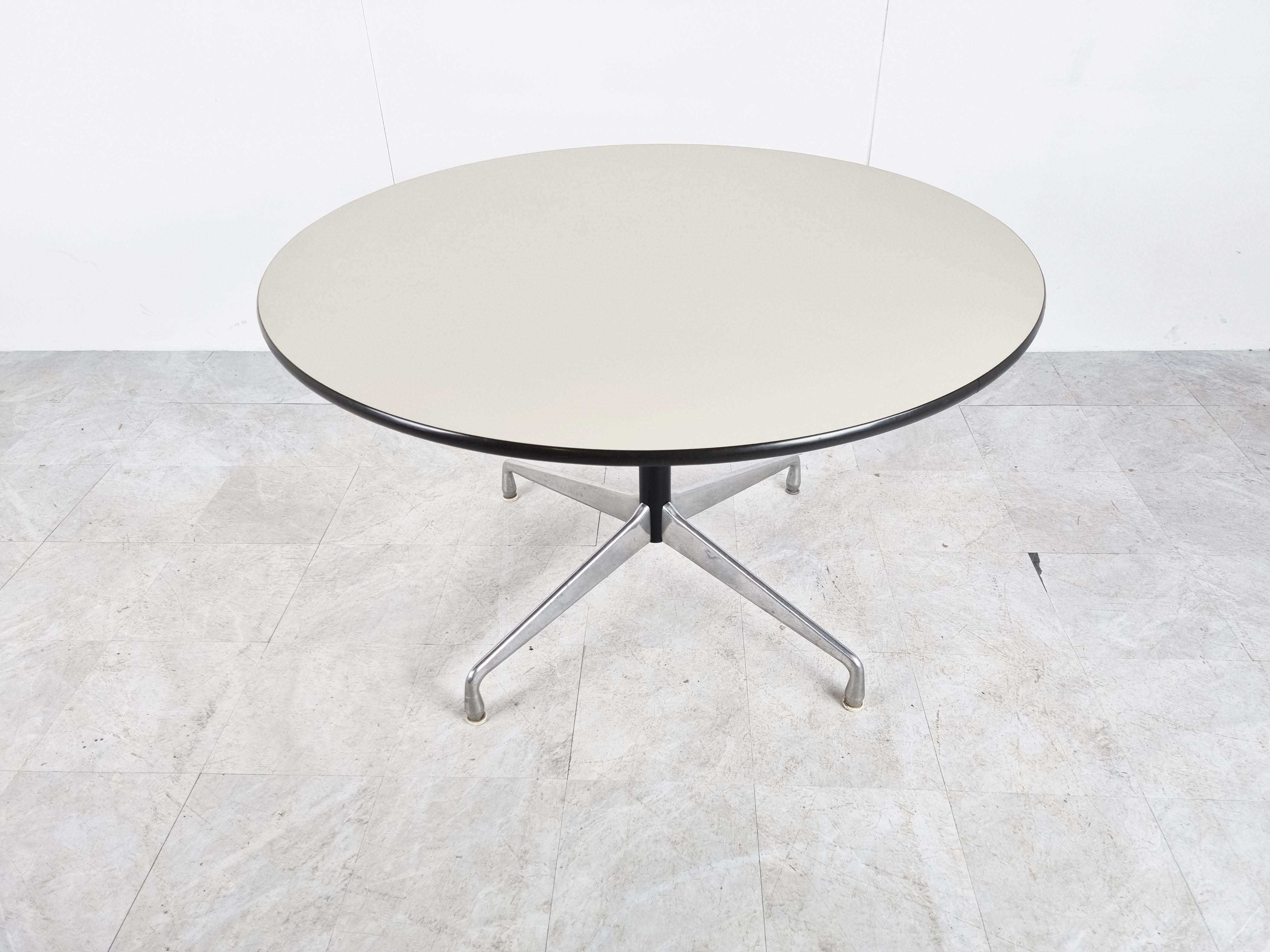Mid-Century Modern Charles & Ray Eames Dining Table for Herman Miller, 1970s