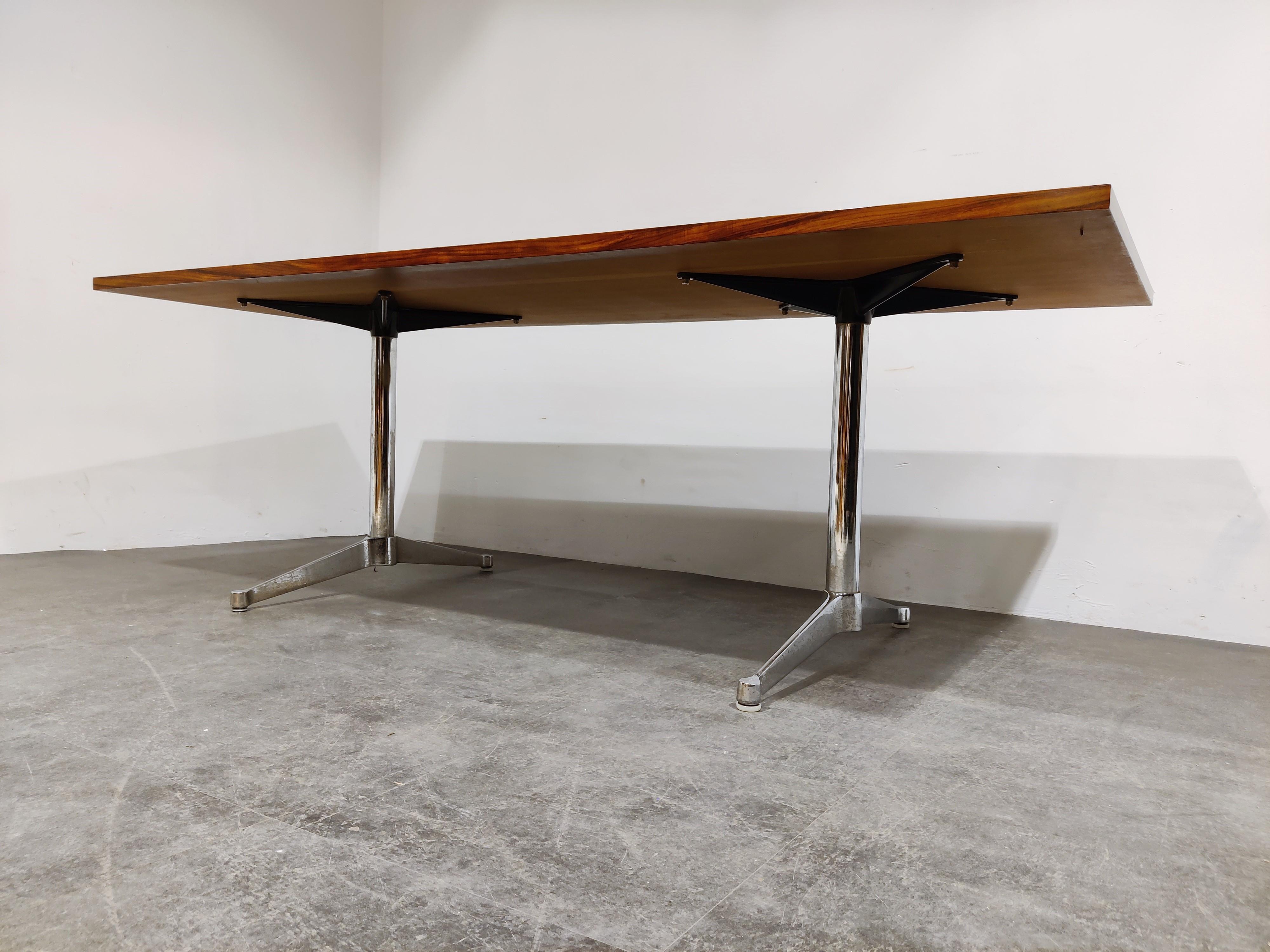Charles & Ray Eames Dining Table or Conference Table, 1960s In Good Condition In HEVERLEE, BE