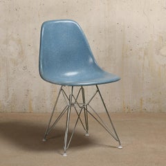Charles & Ray Eames DSR Side Chair Ocean Blue for Vitra / Herman Miller