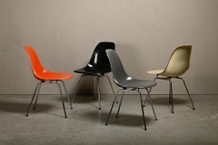 Charles & Ray Eames DSX Side Chair Multicolor Set for Herman Miller and Vitra