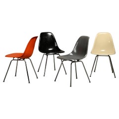Charles & Ray Eames DSX Side Chair Multicolor Set for Herman Miller and Vitra