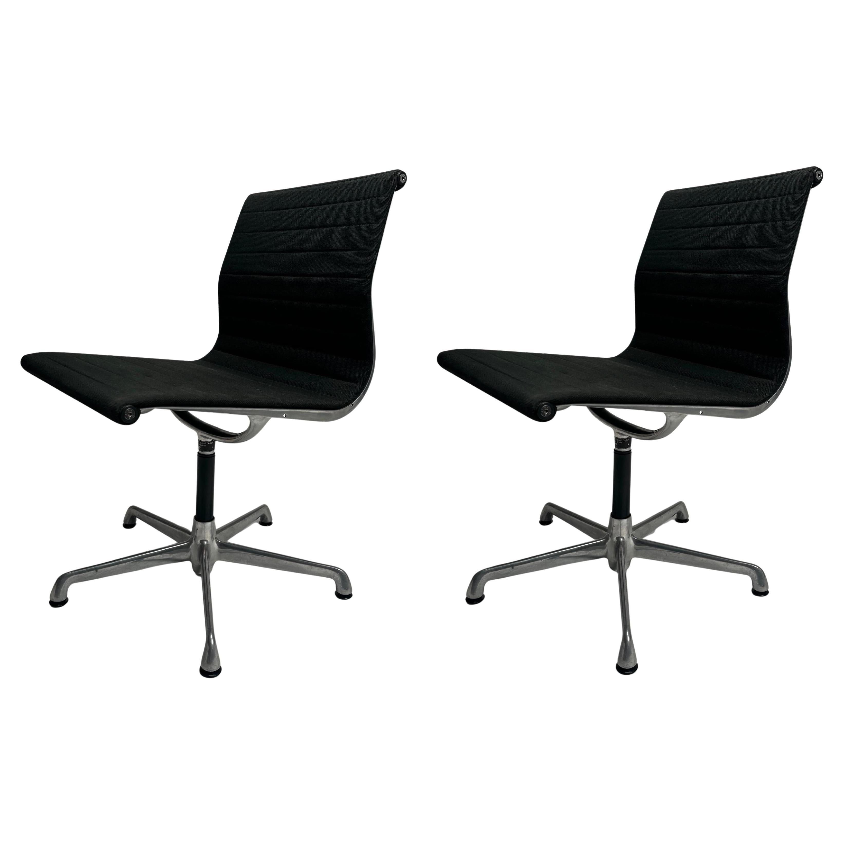 Swivel Chair Mod. "ea107" Design Charles and Ray Eames for Icf De Padova, 1970s For Sale