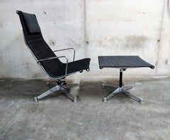 Charles & Ray Eames EA124 and EA125 Lounge Chair and Ottoman