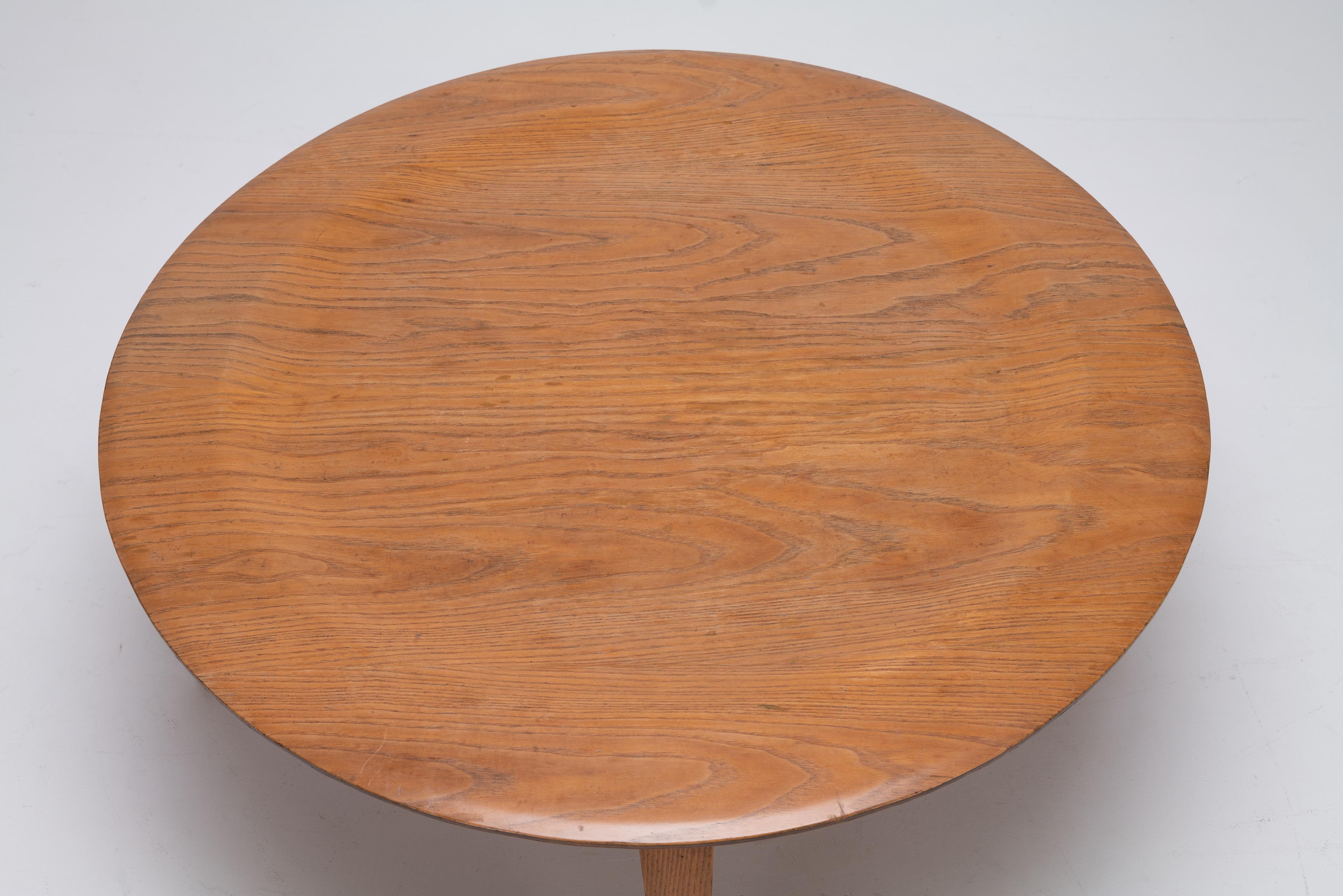 Mid-Century Modern Charles & Ray Eames Early Coffee Table Wood CTW by Evans for Herman Miller 1946