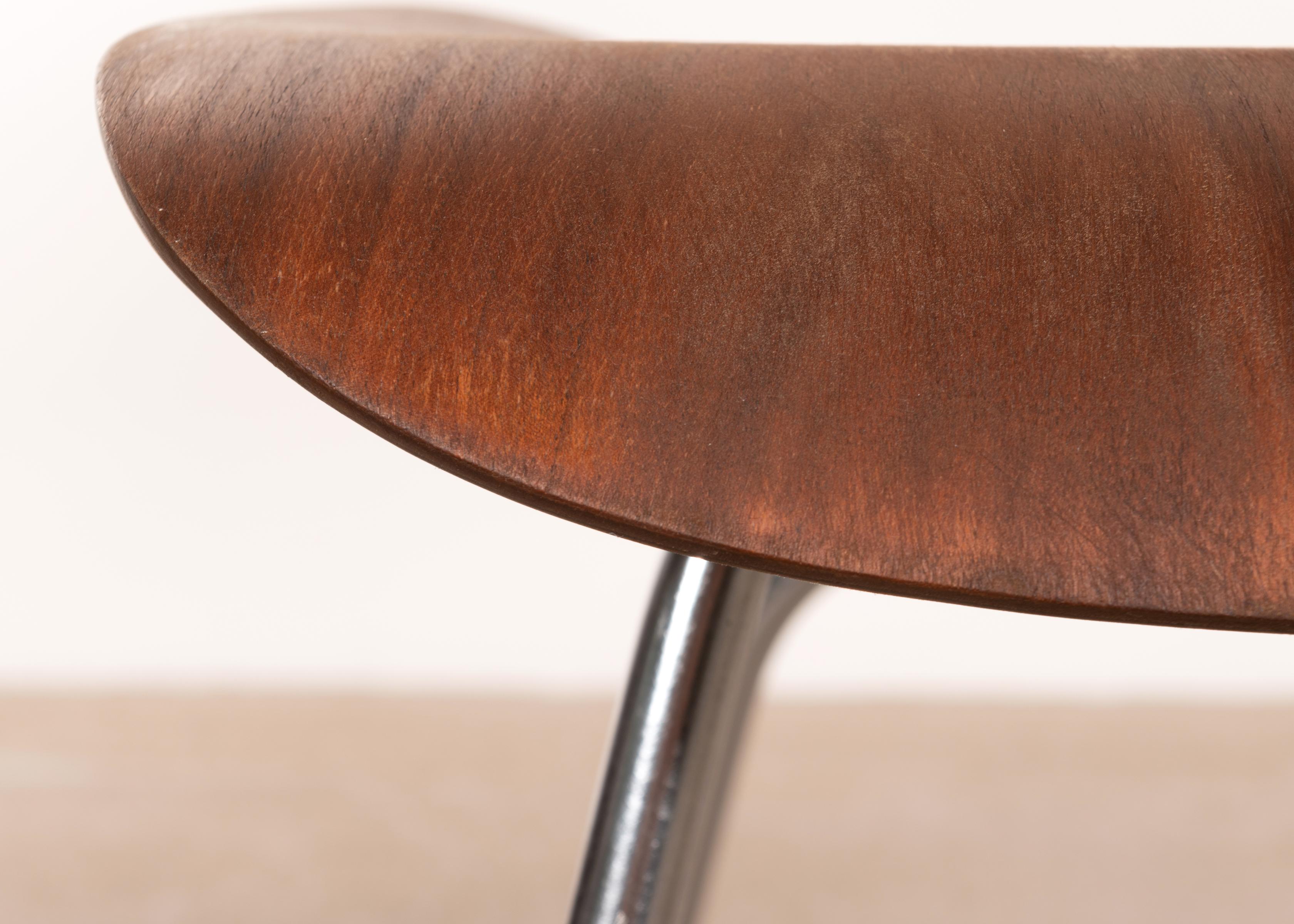 Charles & Ray Eames Early DCM Walnut Side Chair by Herman Miller, USA 2