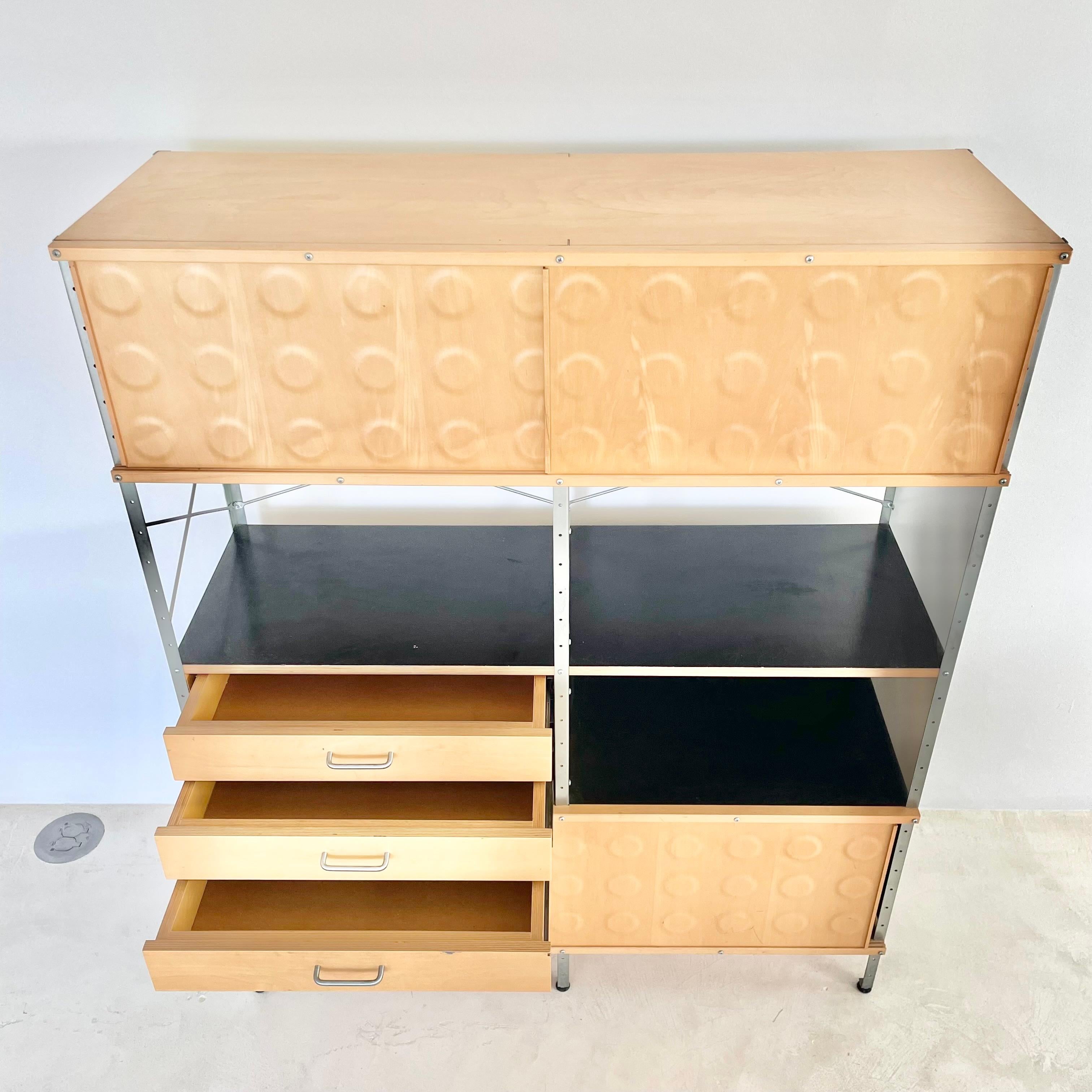 Late 20th Century Charles & Ray Eames ESU 400 Storage Unit, 1994 USA For Sale