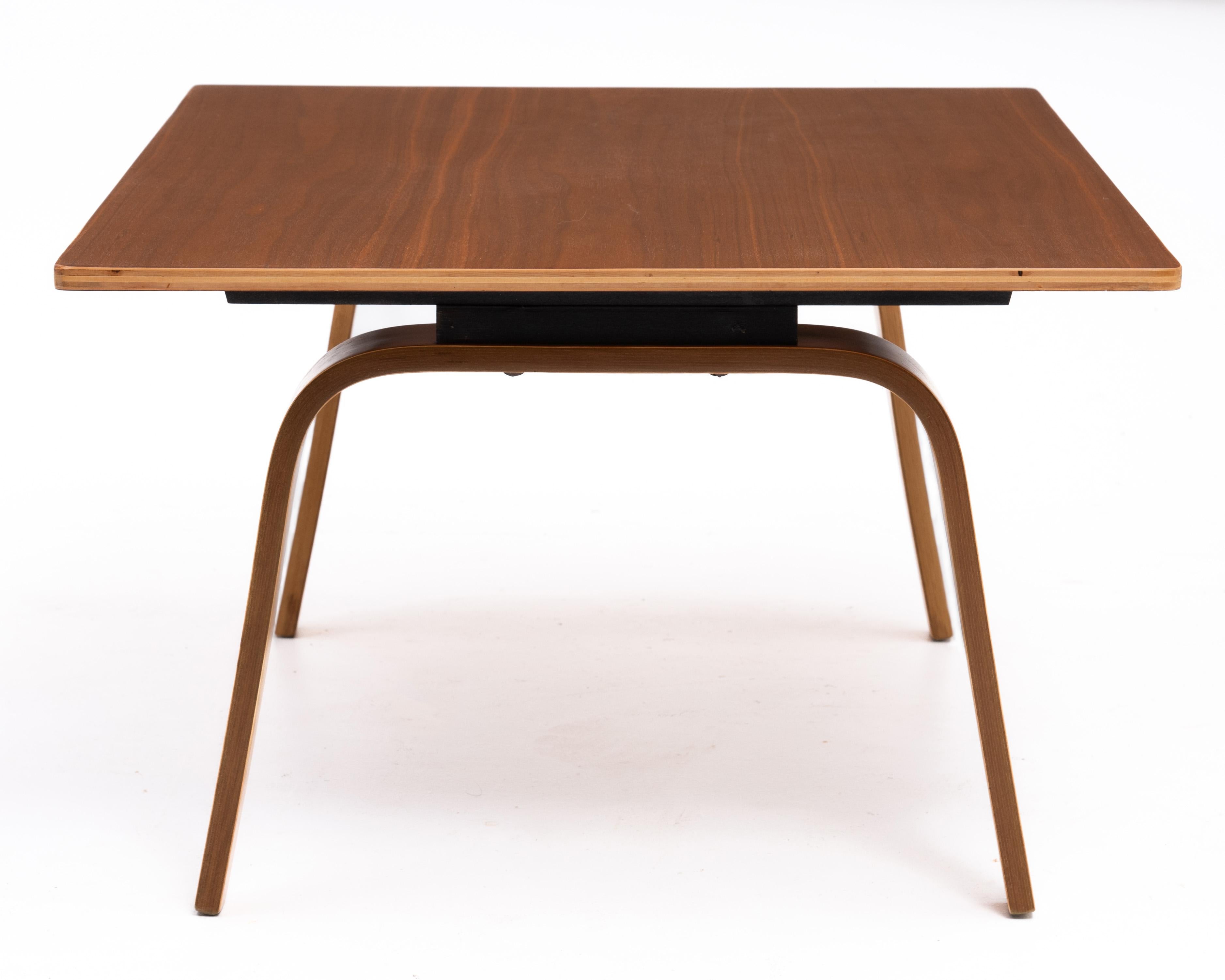 American Charles Ray Eames Evans Plywood Company CTW1 OTW Oblong Table Wood Walnut Birch For Sale