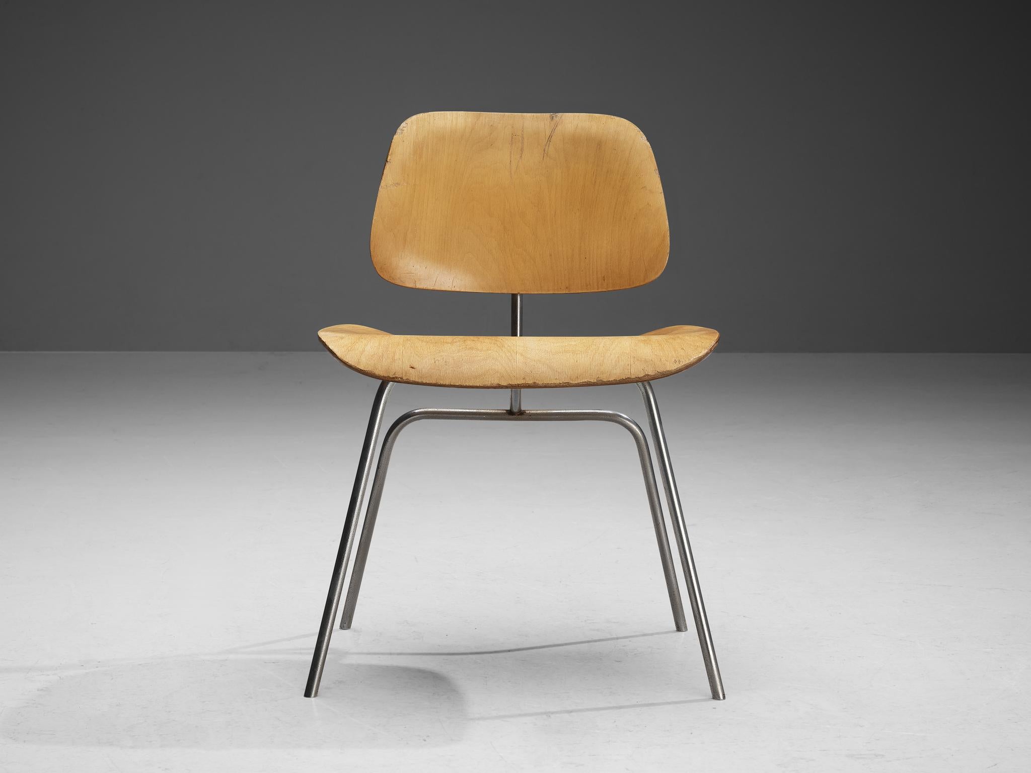 Metal Charles & Ray Eames for Herman Miller Classic 'DCM' Chair