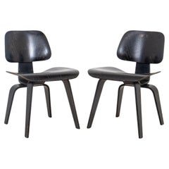 Retro Charles & Ray Eames for Herman Miller Dcw Chair, Pair