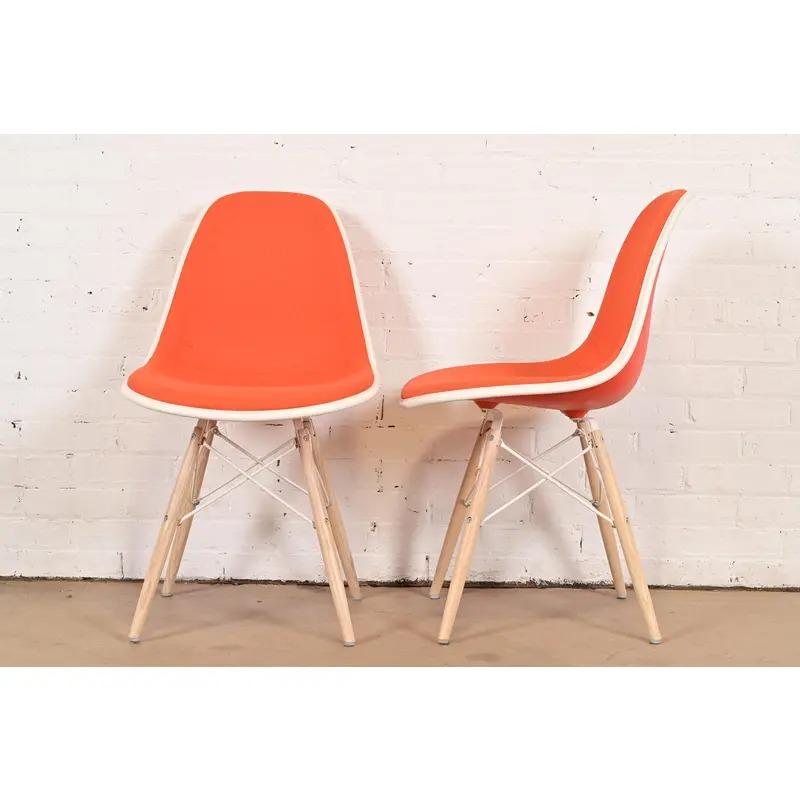 Charles & Ray Eames for Herman Miller DSW Shell Side Chairs, Set of Four en vente 3