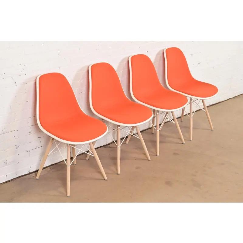 Charles & Ray Eames for Herman Miller DSW Shell Side Chairs, Set of Four Bon état - En vente à South Bend, IN