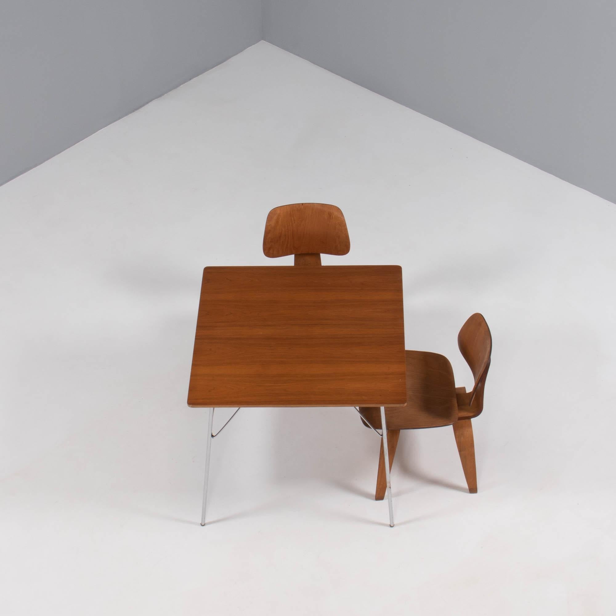 Mid-20th Century Charles & Ray Eames for Herman Miller DTM-2 Dining Table, 1950s