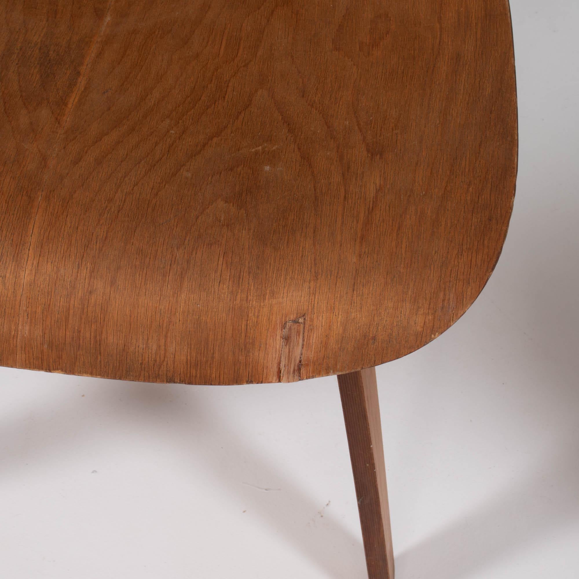 Mid-20th Century Charles & Ray Eames for Herman Miller Plywood DCW Dining Chairs, 1950s Set of 2 For Sale