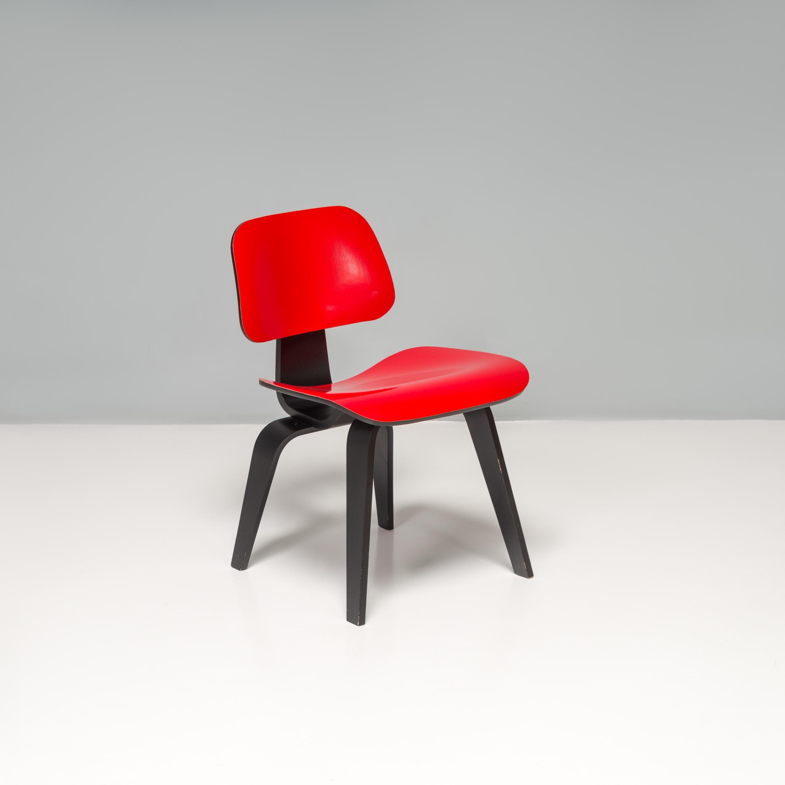 The DCW chair was originally released in 1946, with Herman Miller taking over the manufacture of the chairs in 1950. This lasted until 1953 when the chairs were taken out of production until 1994.

Since its original inception the DCW has become