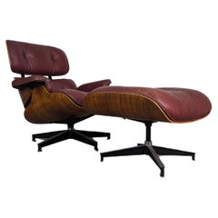 Charles 
Ray Eames for Herman Miller Rosewood 
Leather Lounge Chair, c1970s