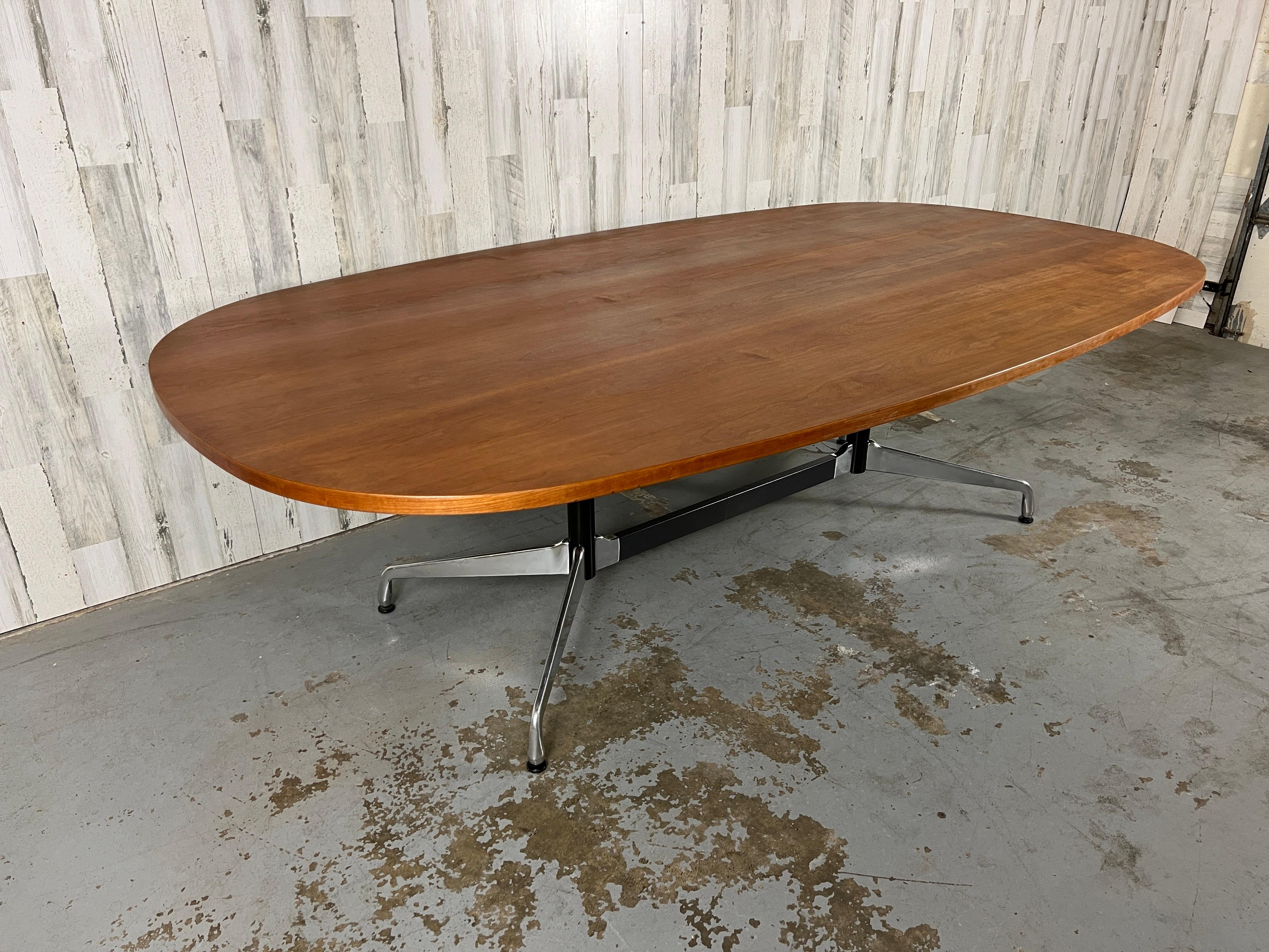 American Charles & Ray Eames for Herman Miller Walnut Conference Dining Table For Sale
