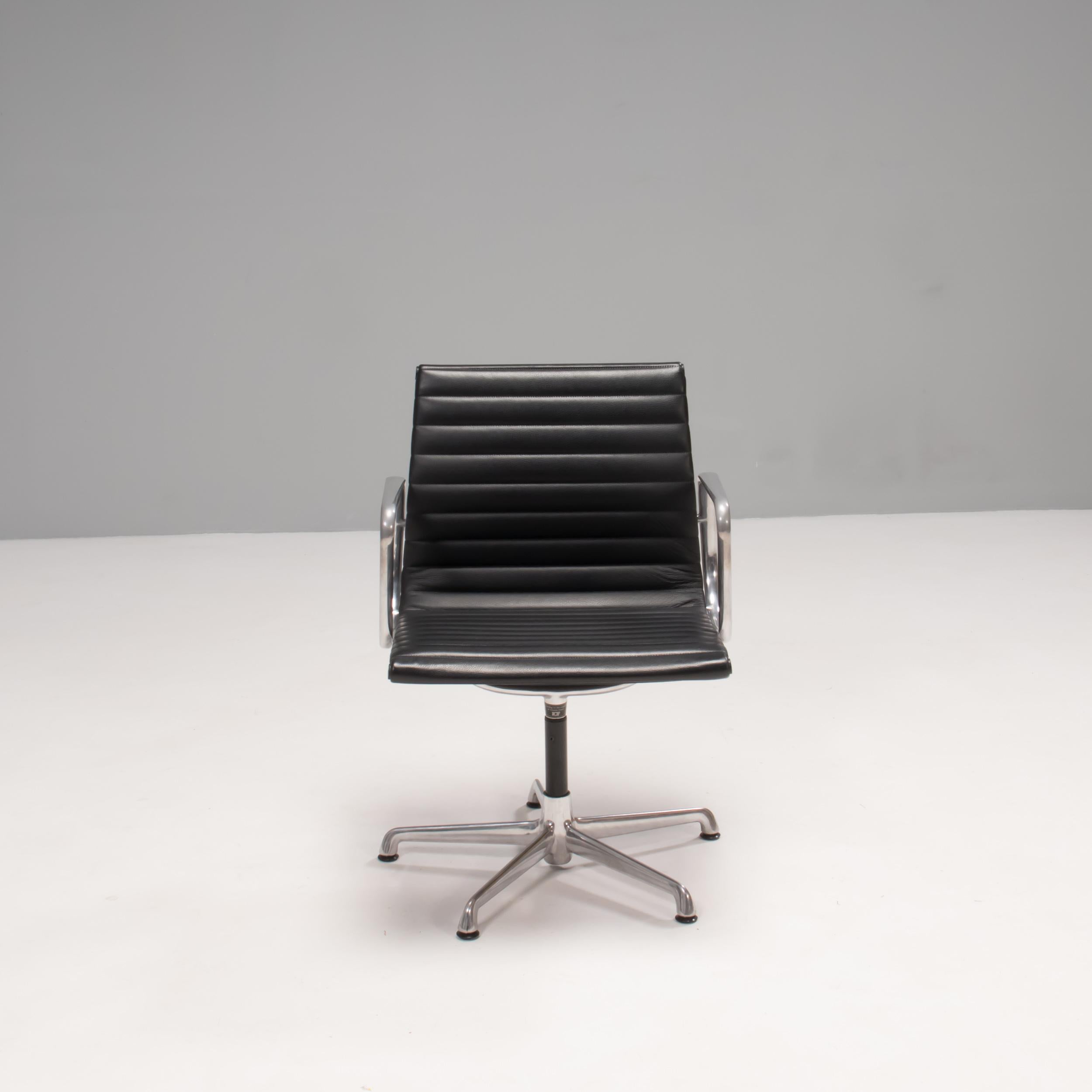 Originally designed by Charles and Ray Eames in 1958, the EA 108 chair has since become a design icon.

ICF was one of four original manufacturers granted a license by Herman Miller to reproduce Eames designed chairs, and they continued