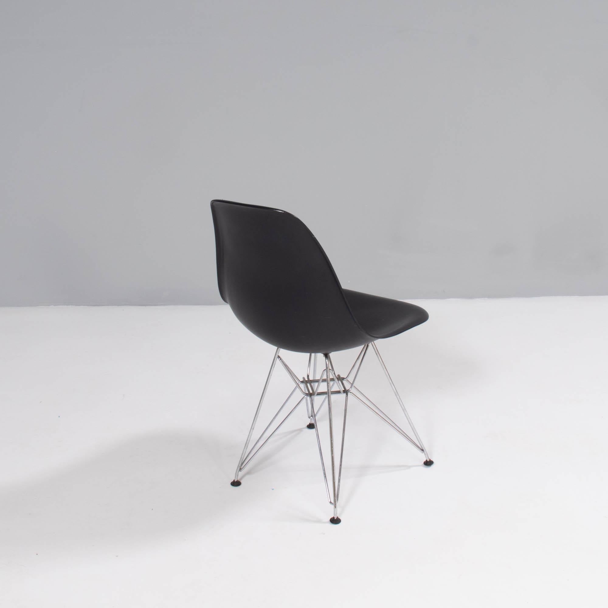 European Charles & Ray Eames for Vitra Black DSR Dining Chair