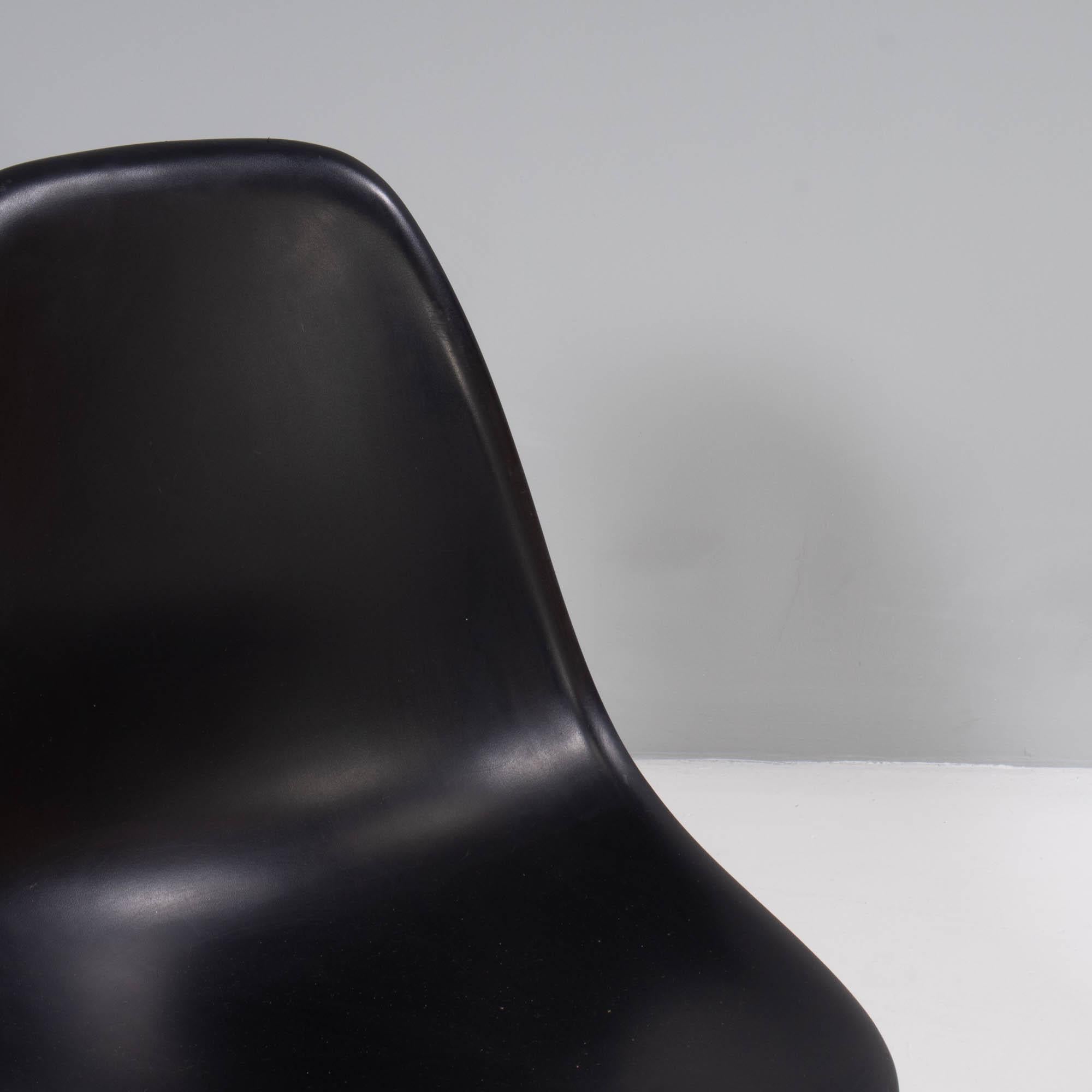 Charles & Ray Eames for Vitra Black DSR Dining Chair 2