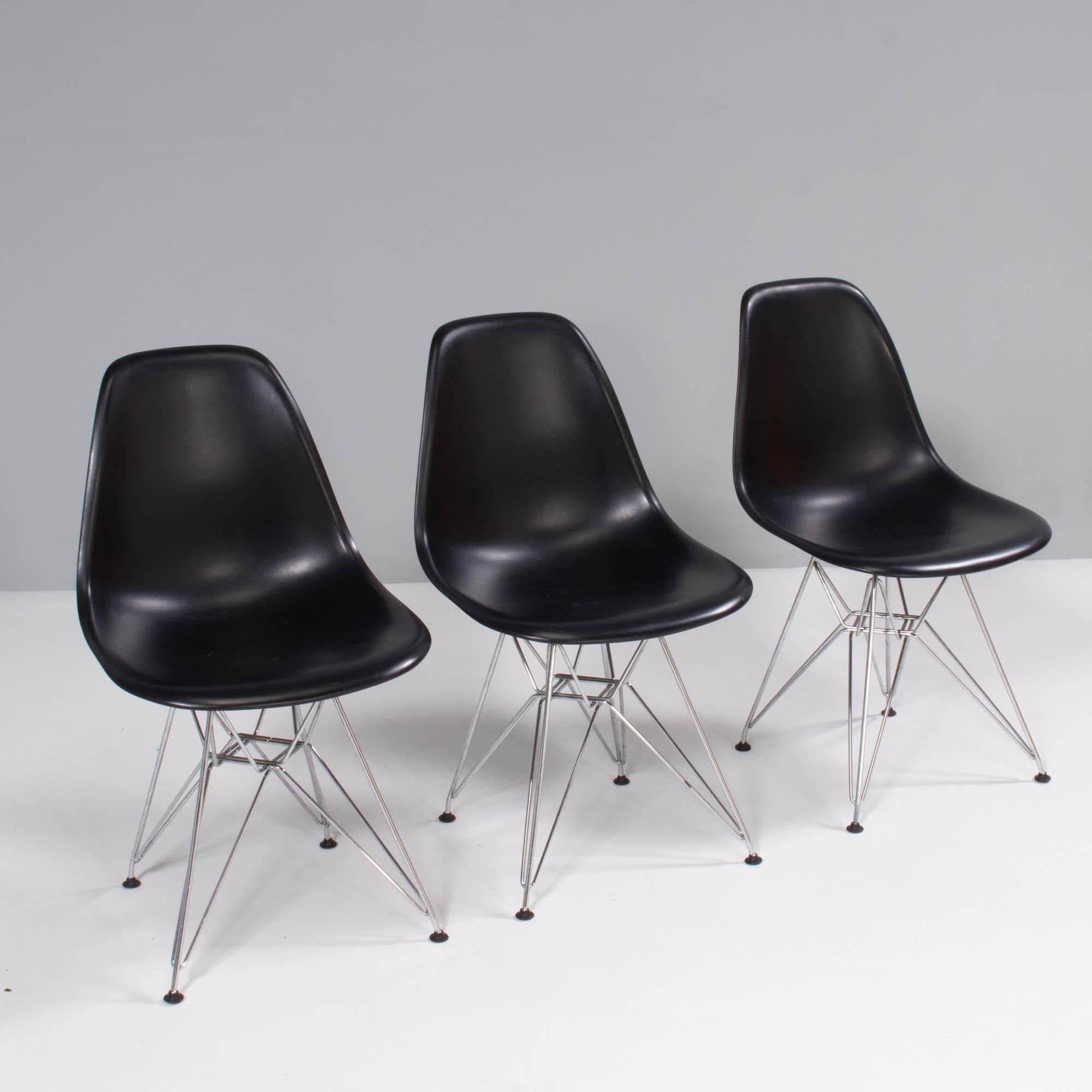 Originally designed in 1950 by Charles & Ray Eames, the DSR chair has since become one of the most recognisable furniture designs of the twentieth-century.

Designed as part of the plastic chair series, the DSR chair features the iconic chrome