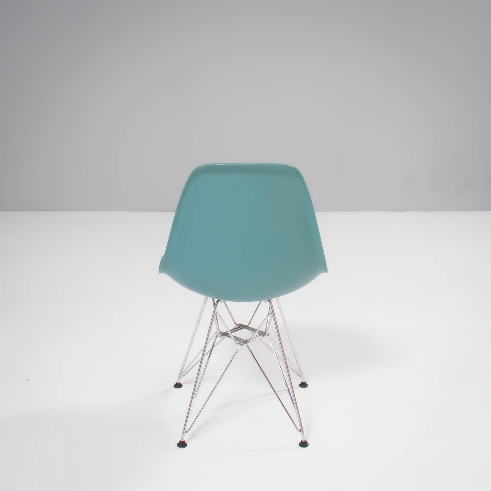 Contemporary Charles & Ray Eames for Vitra Dim Grey DSR Dining Chair