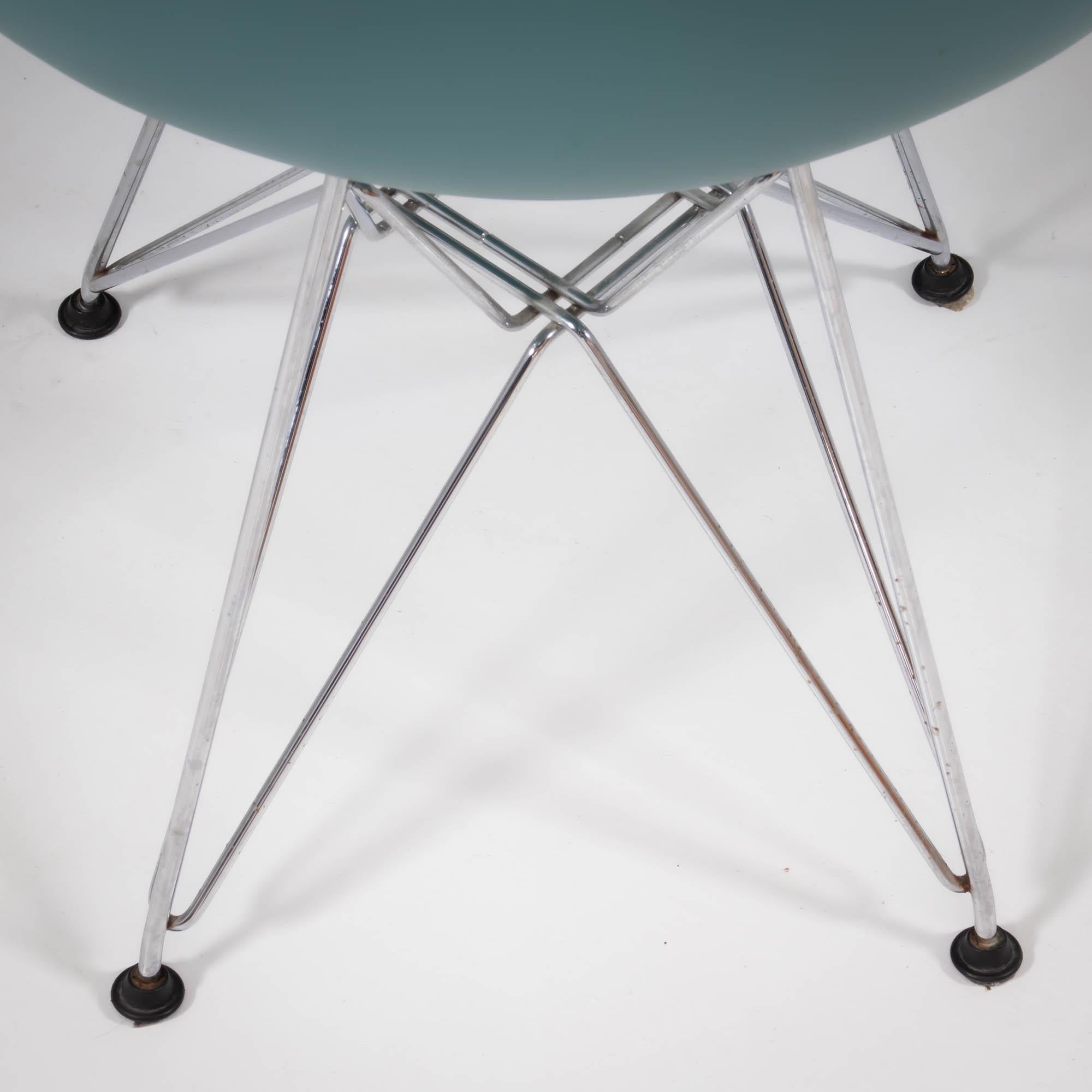 Charles & Ray Eames for Vitra Dim Grey DSR Dining Chair 2