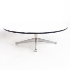 Charles Ray Eames Herman Miller Aluminum Group MCM Round Stainless Coffee Table